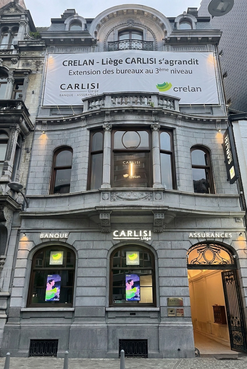 CRELAN Liège - CARLISI s'agrandit !